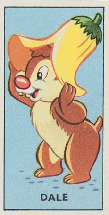 1957 Barratt-Walt Disney Characters 2nd Series Dale #24 Non-Sports Card