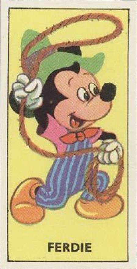 1957 Barratt-Walt Disney Characters 2nd Series Ferdie #42 Non-Sports Card