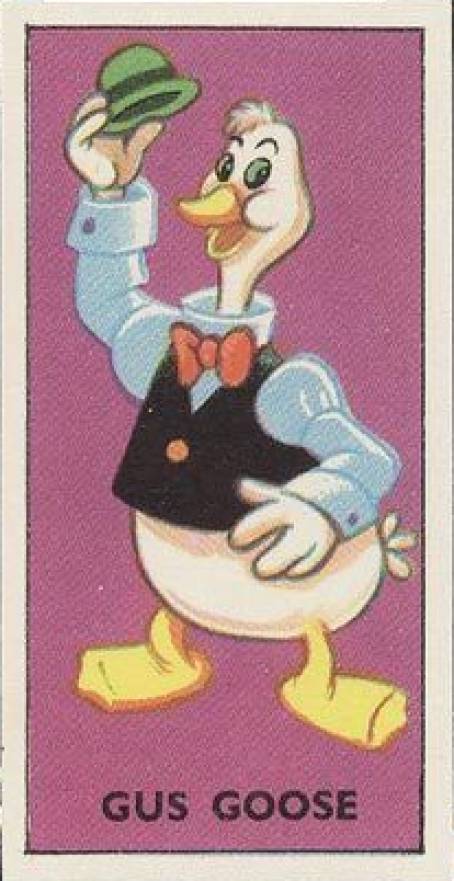 1957 Barratt-Walt Disney Characters 2nd Series Gus Goose #47 Non-Sports Card