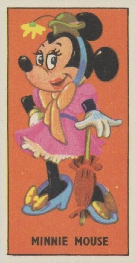 1957 Barratt-Walt Disney Characters 2nd Series Minnie Mouse #49 Non-Sports Card