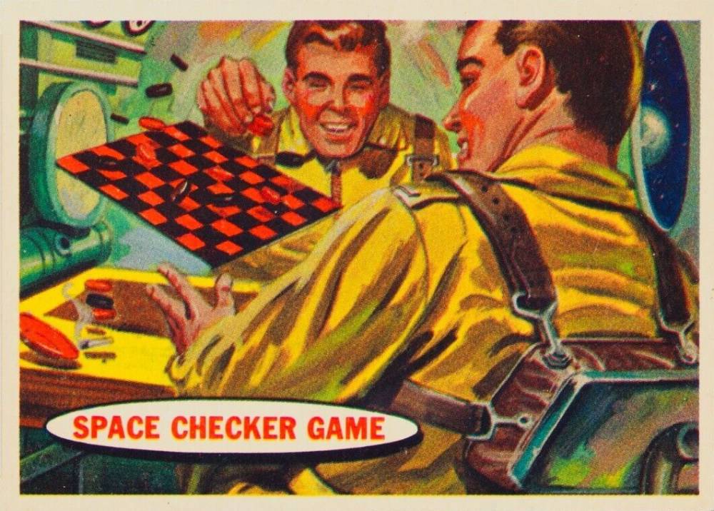 1957 Target: Moon Space Checker Game #21 Non-Sports Card