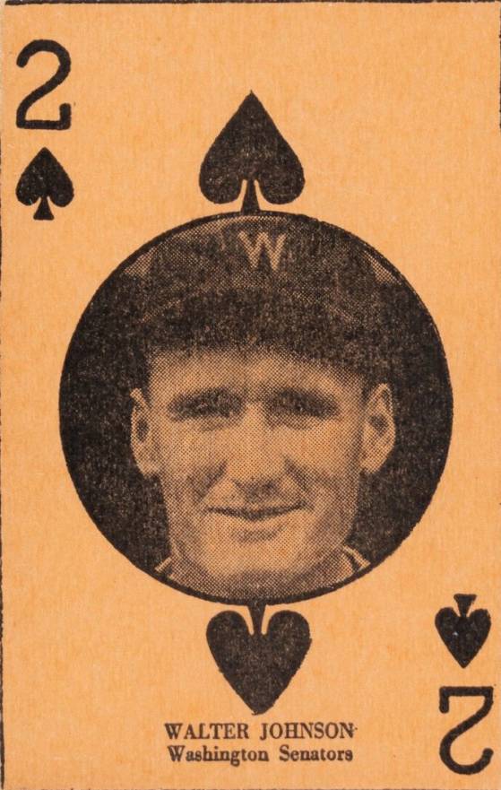 1927 Strip Card Walter Johnson # Baseball Card