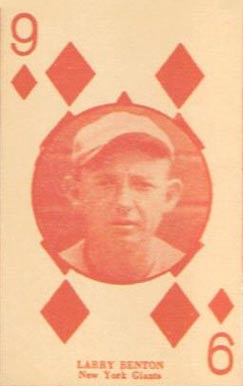 1927 Strip Card Larry Benton # Baseball Card