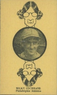 1927 Strip Card Mickey Cochrane # Baseball Card