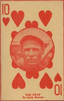 1927 Strip Card Sam Gray # Baseball Card