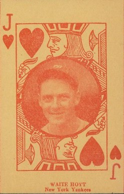 1927 Strip Card Waite Hoyt # Baseball Card