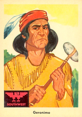 1959 Indian Trading Card Geronimo #50 Non-Sports Card