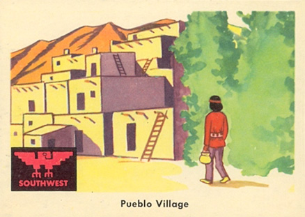 1959 Indian Trading Card Pueblo Village #56 Non-Sports Card