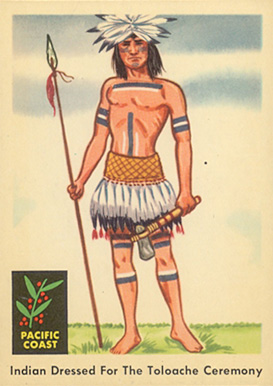 1959 Indian Trading Card Indian Dressed For The Toloache Ceremony #65 Non-Sports Card