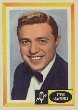 1960 Fleer Spins And Needles Steve Lawrence #9 Non-Sports Card
