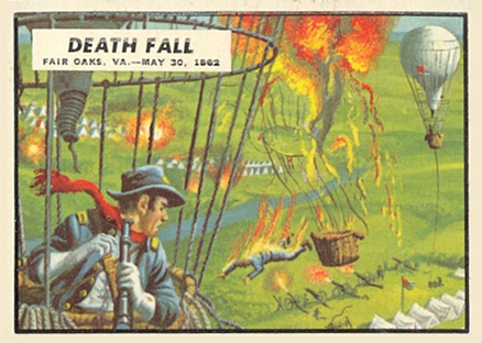 1962 Civil War News Death Fall #20 Non-Sports Card