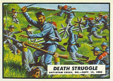 1962 Civil War News Death Struggle #32 Non-Sports Card