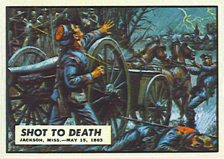 1962 Civil War News Shot To Death #44 Non-Sports Card