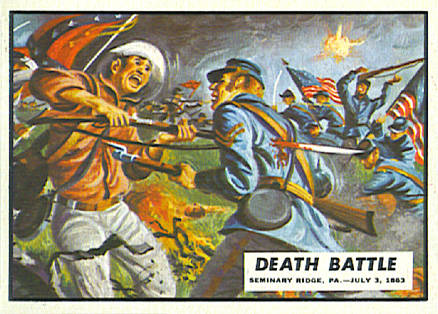 1962 Civil War News Death Battle #47 Non-Sports Card
