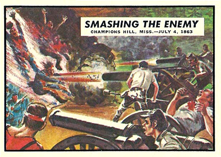 1962 Civil War News Smashing The Enemy #48 Non-Sports Card