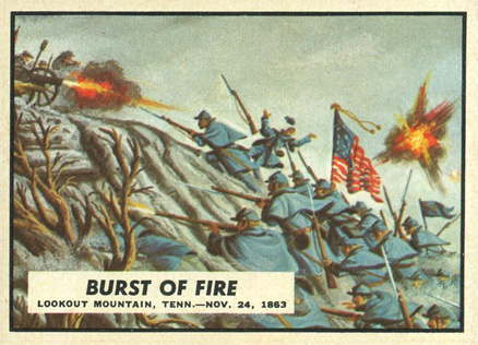 1962 Civil War News Burst Of Fire #56 Non-Sports Card