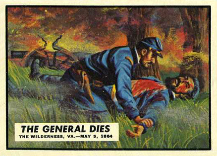1962 Civil War News The General Dies #62 Non-Sports Card