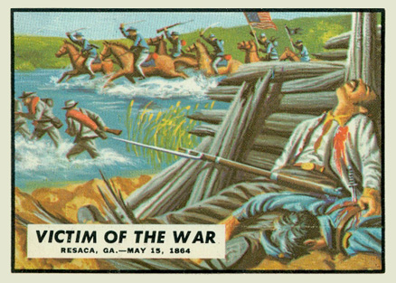 1962 Civil War News Victim Of The War #66 Non-Sports Card
