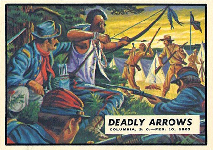 1962 Civil War News Deadly Arrows #84 Non-Sports Card