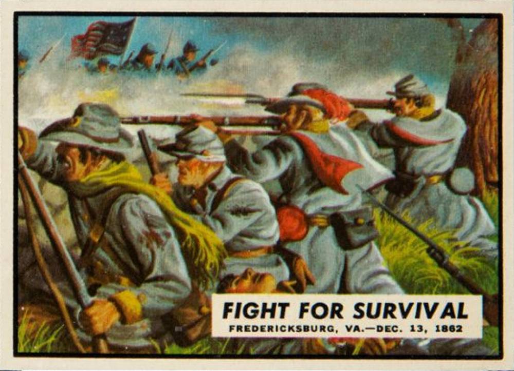 1962 Civil War News Fight For Survival #33 Non-Sports Card