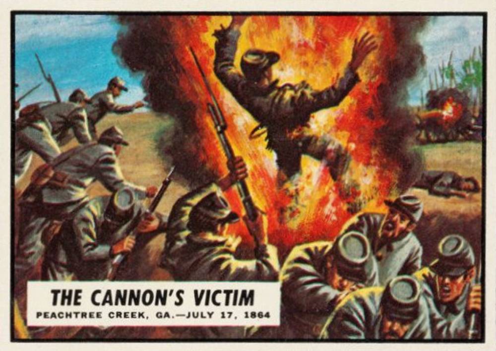 1962 Civil War News The Cannon's Victim #72 Non-Sports Card