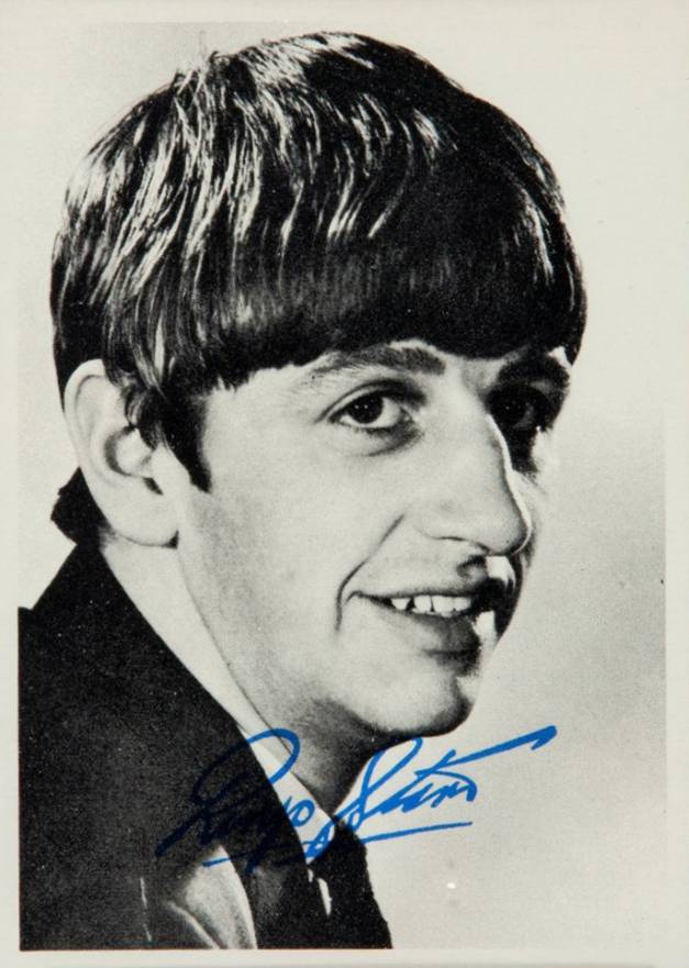 1964 Beatles B&W Ringo Starr #19 Non-Sports Card