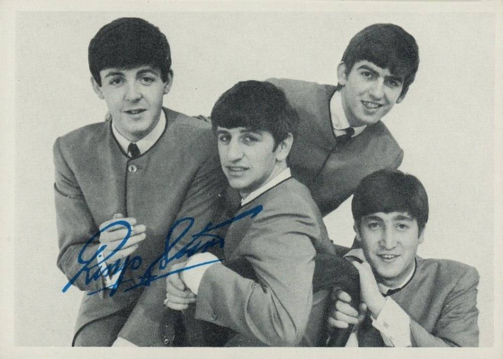 1964 Beatles B&W Ringo Starr #49 Non-Sports Card