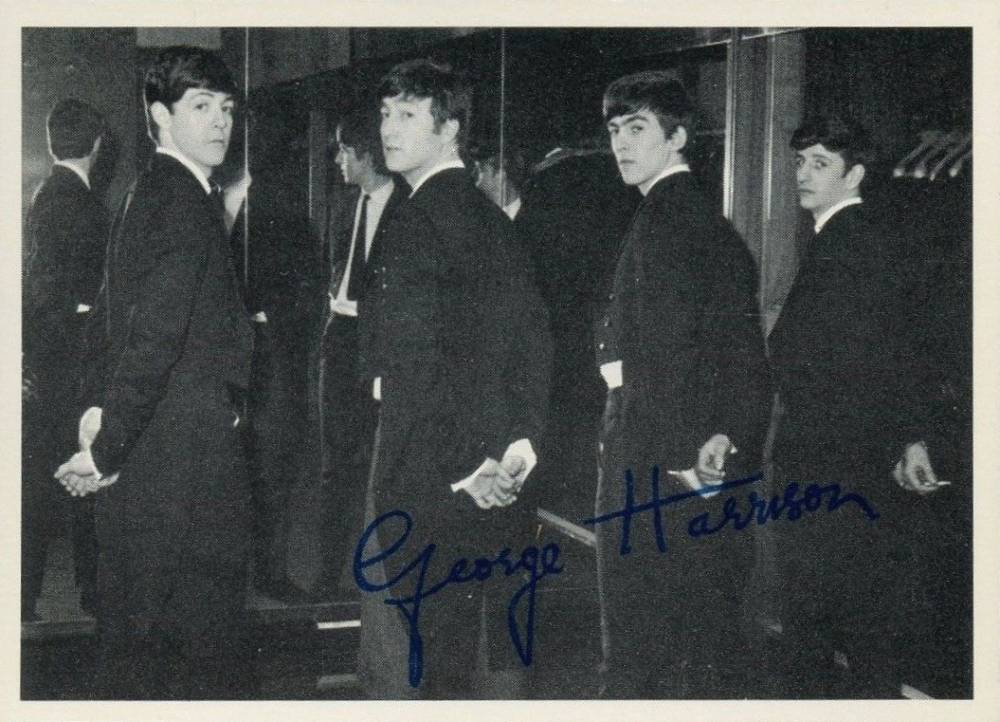 1964 Beatles B&W George Harrison #72 Non-Sports Card