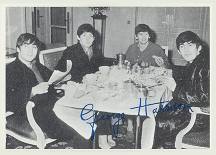 1964 Beatles B&W George Harrison #124 Non-Sports Card
