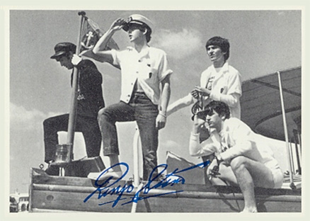 1964 Beatles B&W Ringo Starr #131 Non-Sports Card