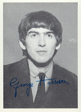 1964 Beatles B&W George Harrison #155 Non-Sports Card