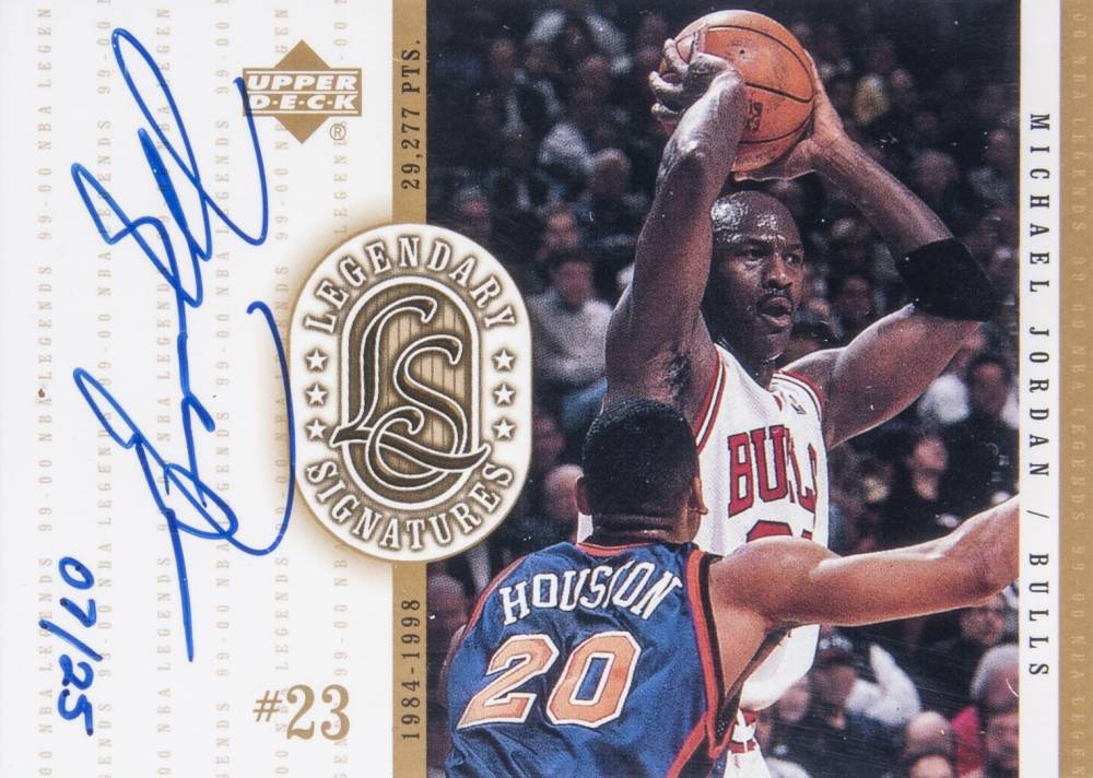 2000 Upper Deck Legends Legendary Signatures Michael Jordan #MJ Basketball Card