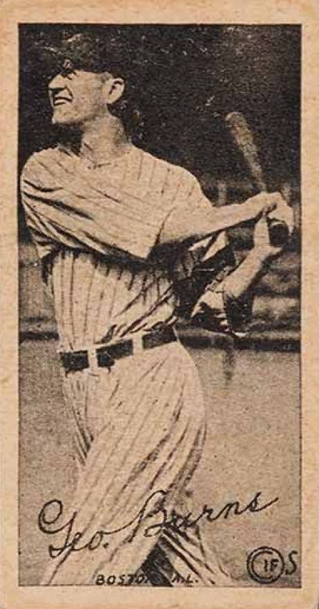 1923 Strip Card George Burns # Baseball Card