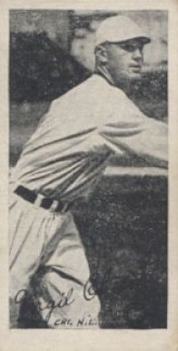 1923 Strip Card Virgil Cheevers # Baseball Card
