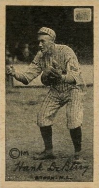 1923 Strip Card Hank DeBerry # Baseball Card