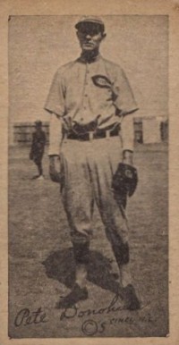 1923 Strip Card Pete Donohue # Baseball Card