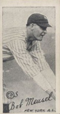 1923 Strip Card Bob Meusel # Baseball Card