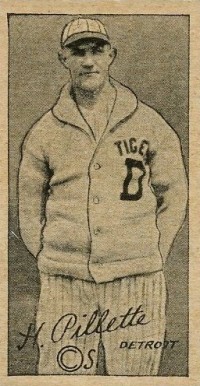 1923 Strip Card H. Pillette # Baseball Card