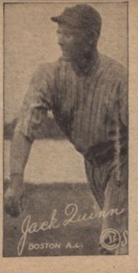 1923 Strip Card Jack Quinn # Baseball Card