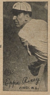 1923 Strip Card Eppa Rixey # Baseball Card