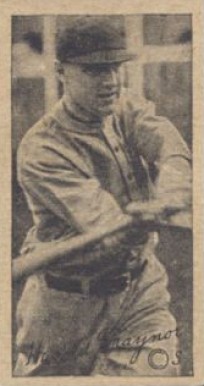 1923 Strip Card Harold Traynor # Baseball Card