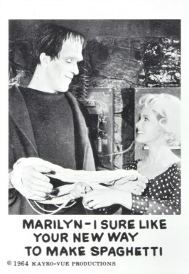 1964 The Munsters Marilyn - I Sure Like Your Way To Make Spaghetti #27 Non-Sports Card