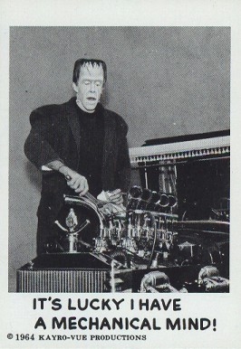 1964 The Munsters It's Lucky I Have A Mechanical Mind! #38 Non-Sports Card