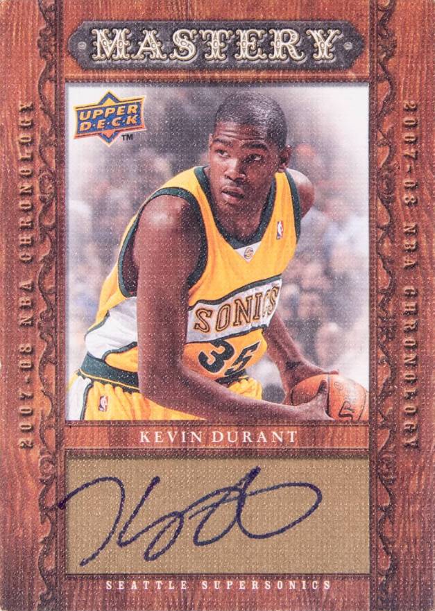 2007 Upper Deck Chronology Kevin Durant #104 Basketball Card