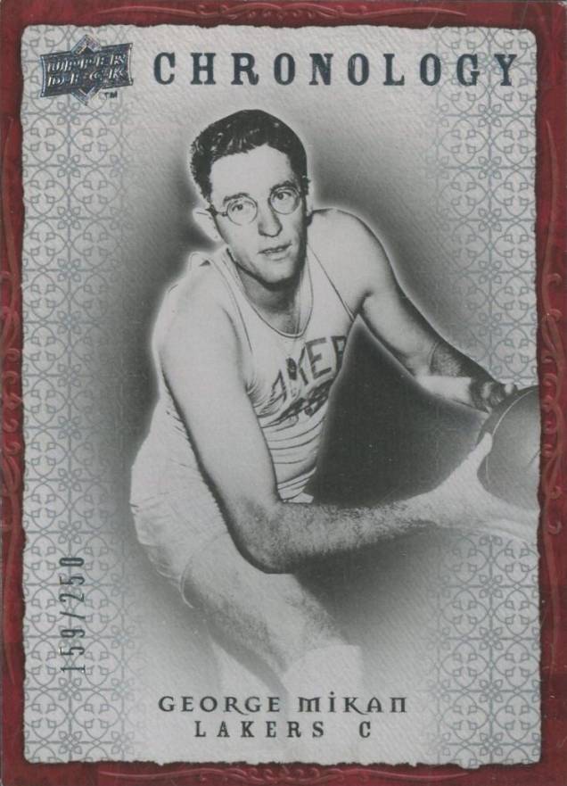 2007 Upper Deck Chronology George Mikan #35 Basketball Card
