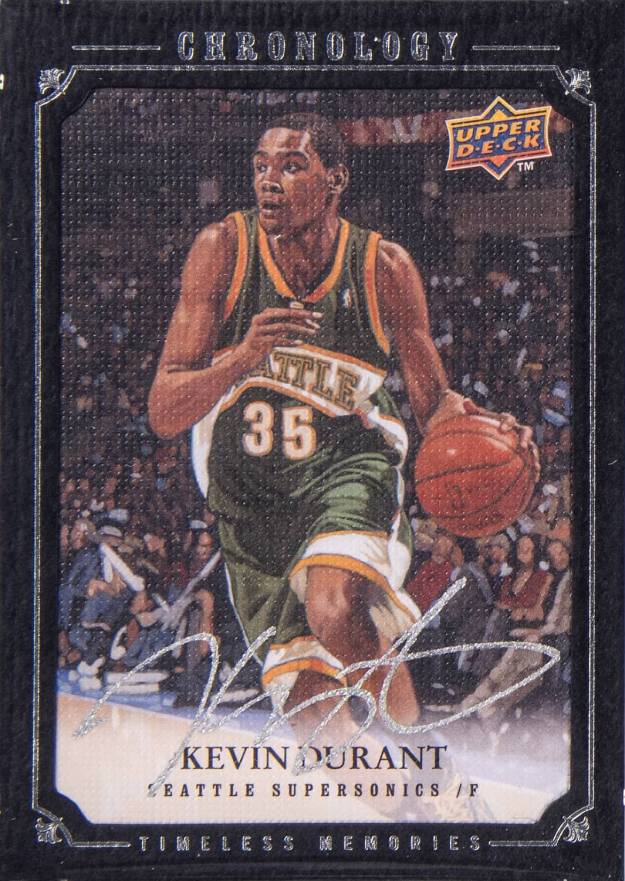 2007 Upper Deck Chronology Kevin Durant #135 Basketball Card