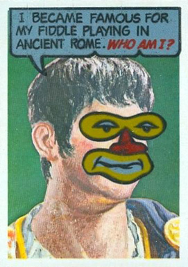1967 Topps Who Am I? Nero #5 Non-Sports Card