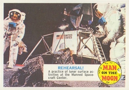 1969 Man on the Moon Rehearsal! #13A Non-Sports Card