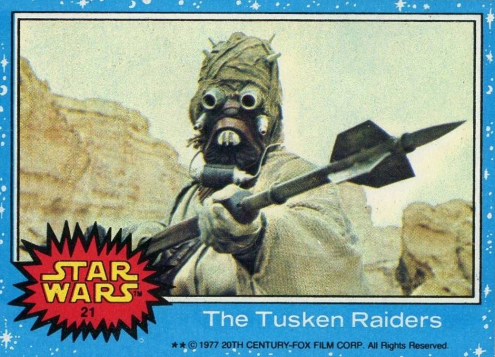 1977 Star Wars The Tusken Raiders #21 Non-Sports Card