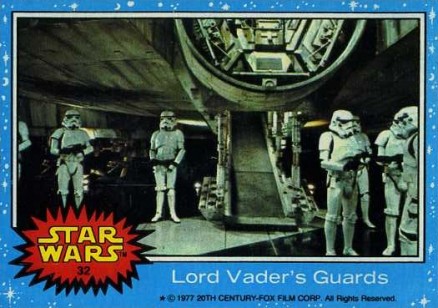 1977 Star Wars Lord Vader's Guards #32 Non-Sports Card